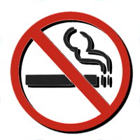 Non smoking counter