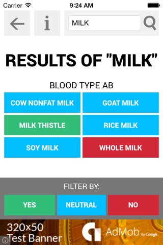 Food For Your Blood Type Diet screenshot 4