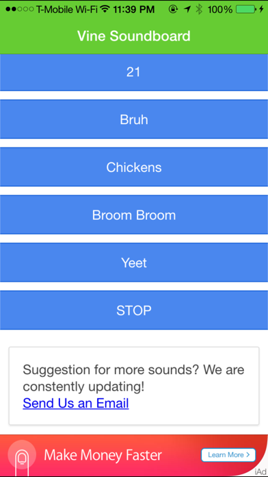Vine Soundboard FREE iPhone screenshot