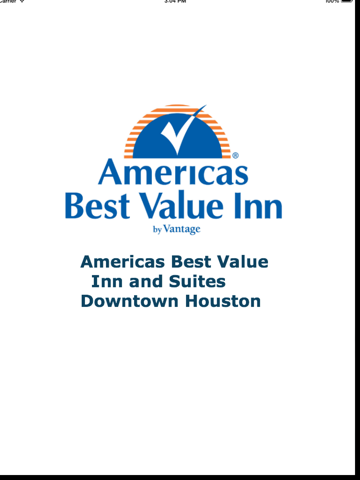 Americas Best Value Inn and Suites Downtown Houston iPad screenshot 1 - Travel app