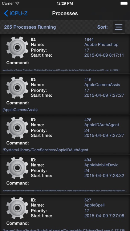 iCPU-Z (System Information, Monitoring tools, Memory Check)