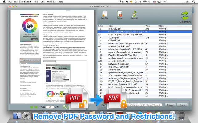 ‎PDF Unlocker Expert Screenshot