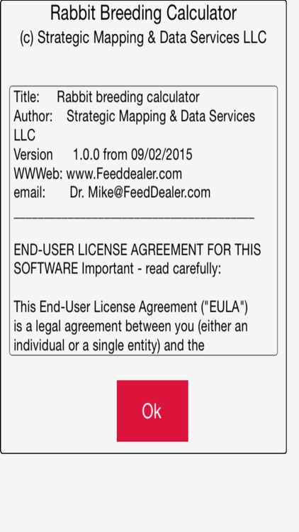 Rabbit Breeding Calculator