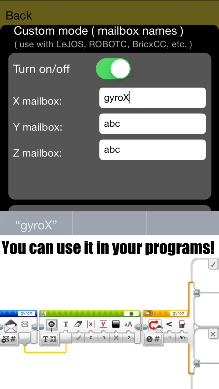 EV3nts - EV3 Sensors  Gyro, Compass, Accelerometer and Gravity