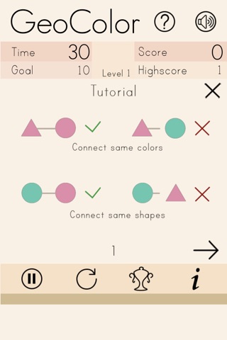 GeoColor - Puzzle Game: Connect Same Shapes and Colors screenshot 2