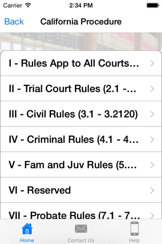 California Courts screenshot 2