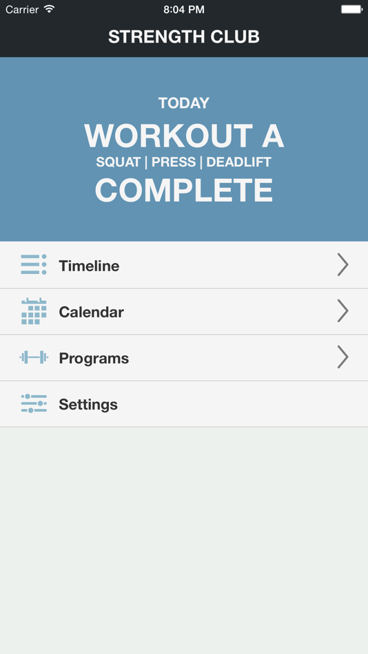 Strength Club - Workout Log - 1.3 - (iOS)