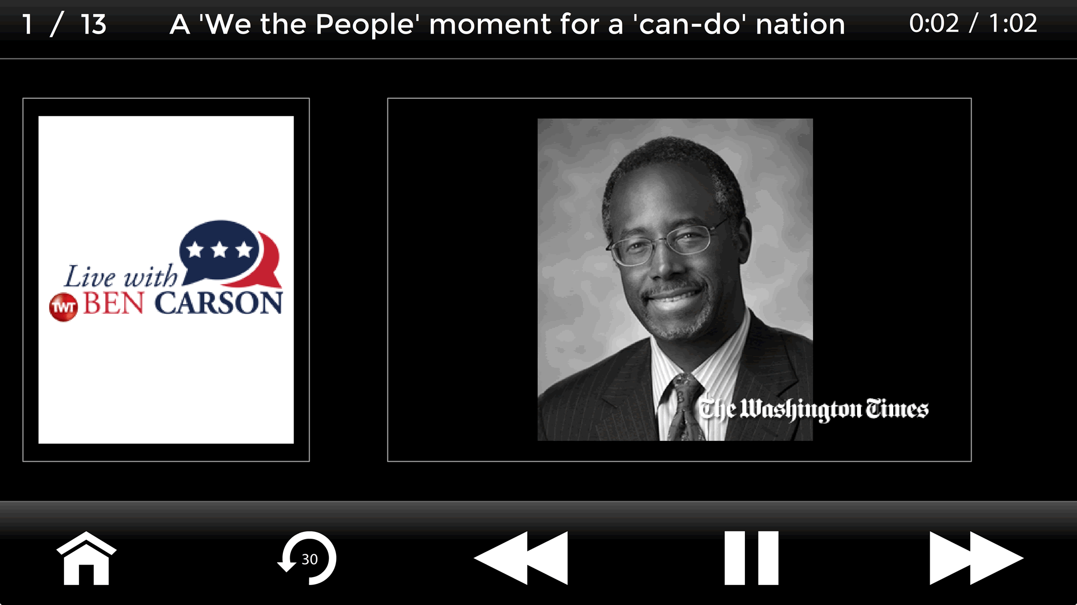 Washington Times Radio screenshot 5