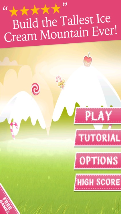 A Sweet Ice-Cream Drop FREE - A Fun Candy Dessert Stack Maker