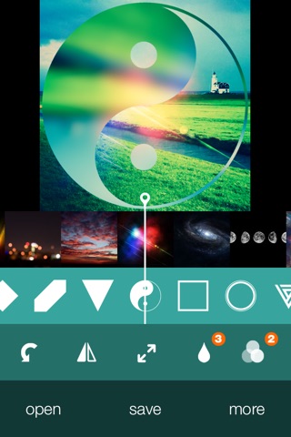 Reflection One Touch - Photo Editor with Random Geometric Shape Effects screenshot 4