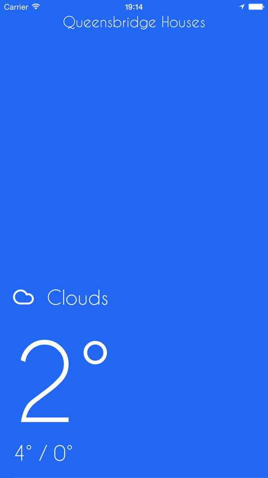 iWeather - Minimal, simple, clean weather app - 1.0 - (iOS)