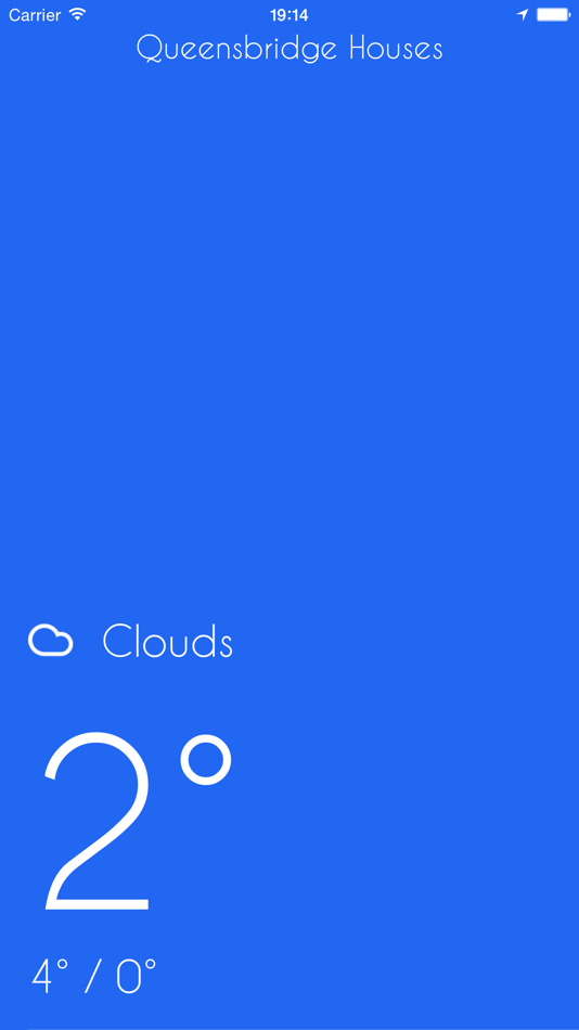 #1. iWeather - Minimal, simple, clean weather app (iOS) 由: Gorilla Technologies