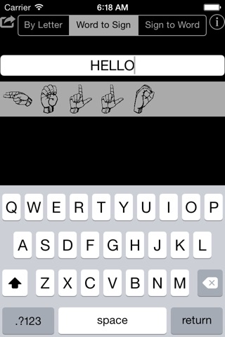 American Sign Language Database screenshot 2