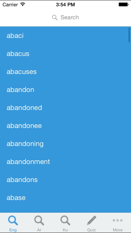 English-Arabic-Kurdish Dictionary