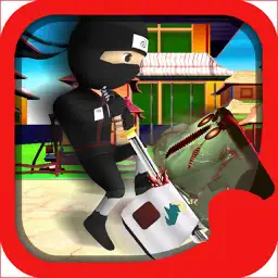 Royal Baby Ninja Vs Zombie Simple 3d Free Game app icon