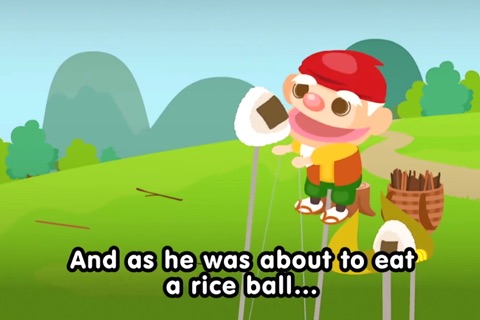 The Rolling Rice Ball (FREE)   -Jajajajan Kids Song & Coloring picture book series screenshot 4