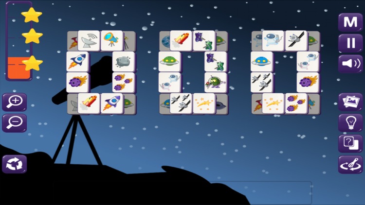 Space Mahjong Free screenshot-2