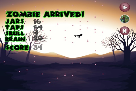 Zombie Flier Craze - Scary Brain Collector Free screenshot 4