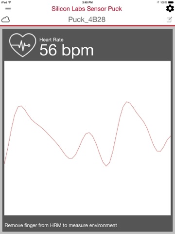 Screenshot #6 pour Silicon Labs SensorPuck Cloud