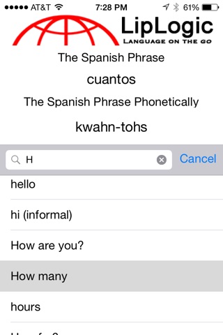 LipLogic Spanish Words and Phrases screenshot 4