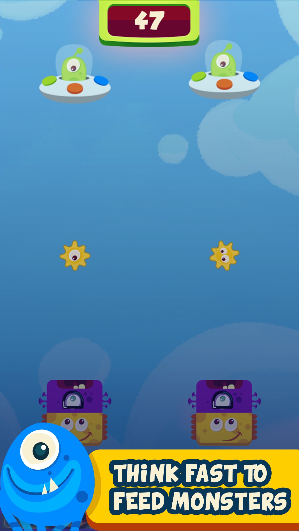 Screenshot do app The Hungry Monsters