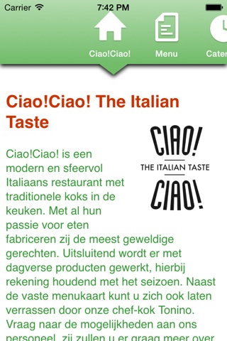 Ciao!Ciao! The Italian Taste screenshot 2