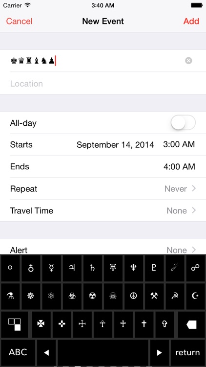 Character Keyboard – Symbol & Special Character Keyboard