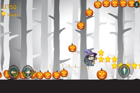Halloween Witch Run Lite screenshot 4