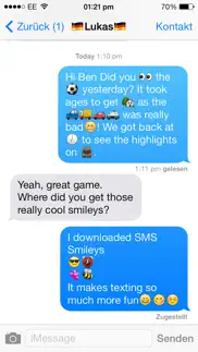 sms smileys iphone bildschirmfoto 2