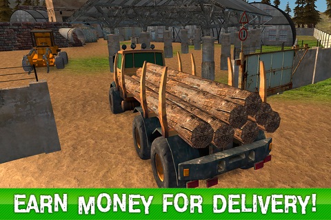 Timber Truck Driving Simulator 3D screenshot 3