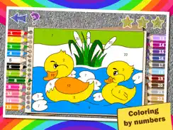 Colorful math Free «Animals» — Fun Coloring mathematics game for kids to training multiplication table, mental addition, subtraction and division skills! iPad image 1
