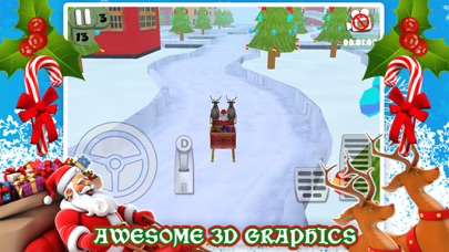 3Dサンタのそりのクリスマス駐車場ゲーム無料のおすすめ画像1