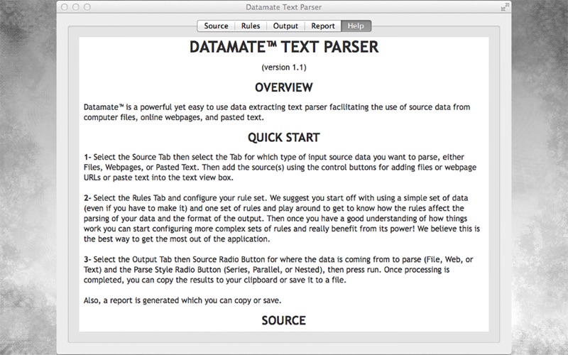 How to cancel & delete datamate text parser 4
