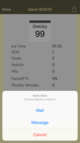 Hockey Statistics screenshot