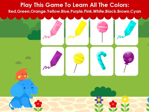 Matching Elephant - Early Learning Games For Toddler and Preschooler To Learn Numbers,Alphabet,Colors,Shapes,Basic Skills screenshot 2