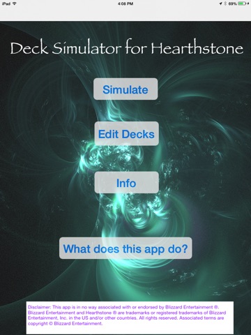 Deck Simulator for Hearthstone на iPad