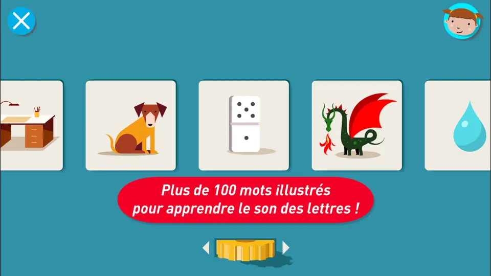 Capture d'écran de Le Son Des Lettres Montessori - Français, Anglais, Espagnol, Allemand Et Italien sur iPhone 1