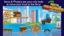 Game screenshot An Extreme Driving Monster Construction Truck Jump Race Simulator Game apk