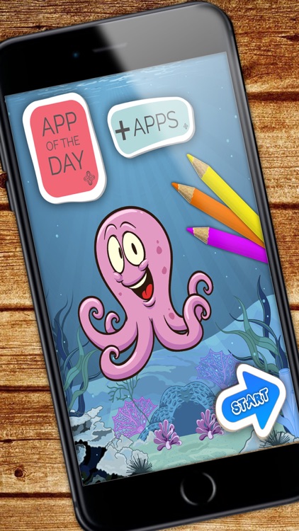 Sea Animals Coloring Book - color and paint fish