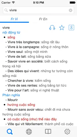 Game screenshot Từ điển Pháp Việt, Việt Pháp, Pháp Anh, Anh Pháp - French Vietnamese English Dictionary mod apk