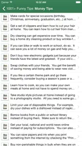 1001+ Funny Tips screenshot #3 for iPhone