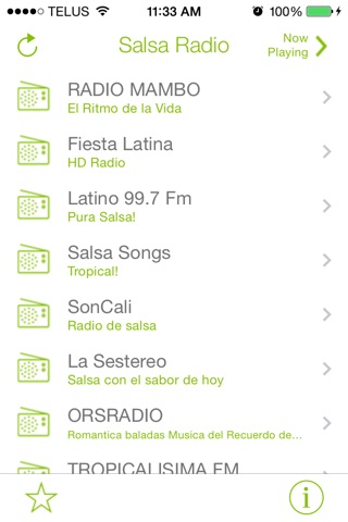 Salsa Radio screenshot 2