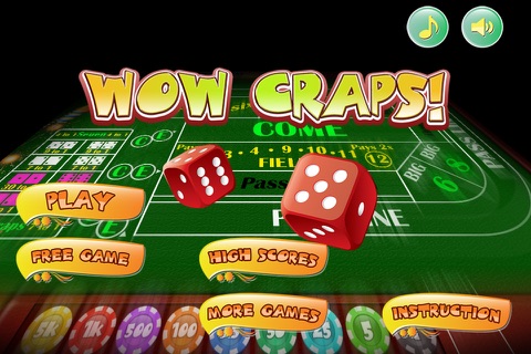 Wow Craps - 3D Dice Casino Game screenshot 3