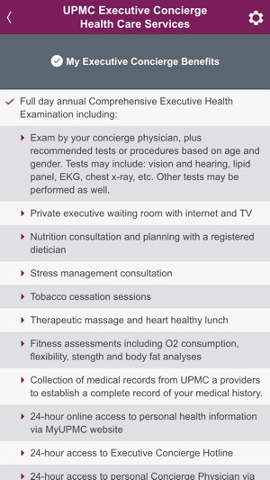 UPMC Executive Concierge(圖3)-速報App