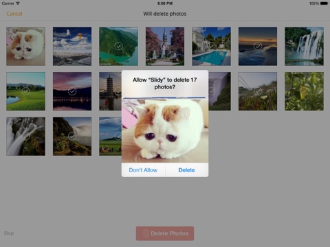 Screenshot #5 for Slidy Pro - The most effective way to delete and manage your photos, free storage space