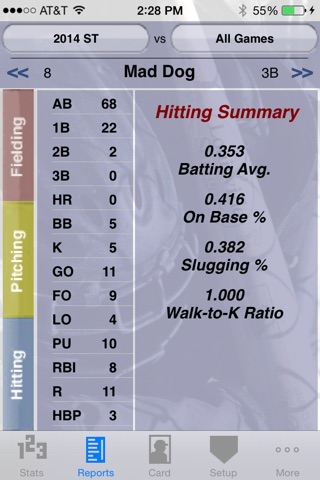 StatCatcher™ Baseball Free screenshot 3