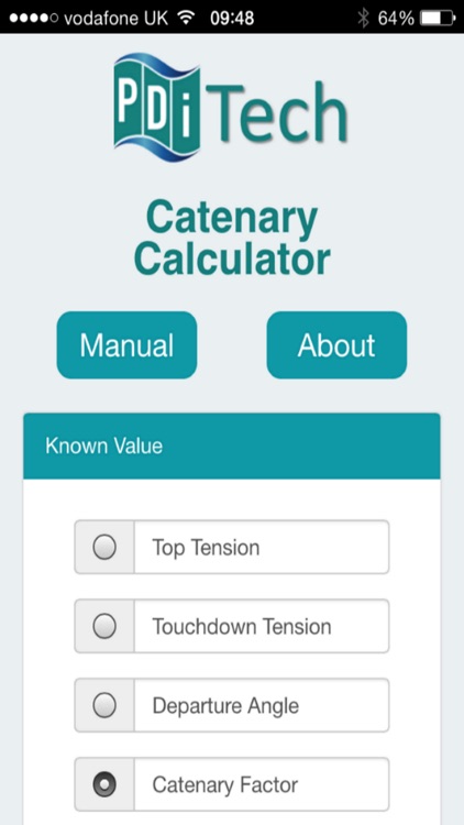 Catenary Calculator
