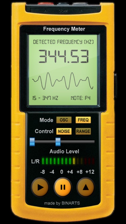 Frequency Meter PRO - Professional tool, Scans frequency from your speaker in REAL TIME, Tune your guitar, piano or scan your voice