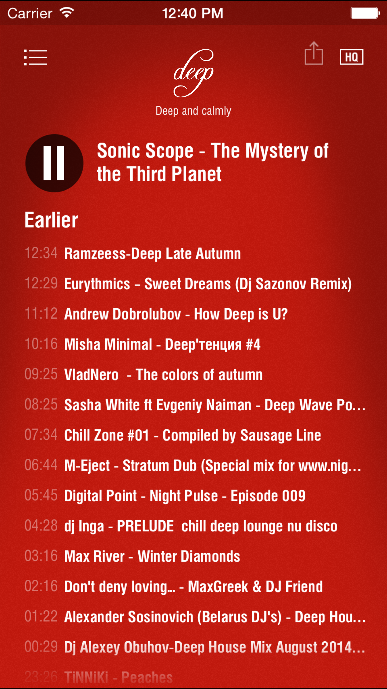 Radio broadcasts the best of electronic music - PROMODJ FM screenshot 5