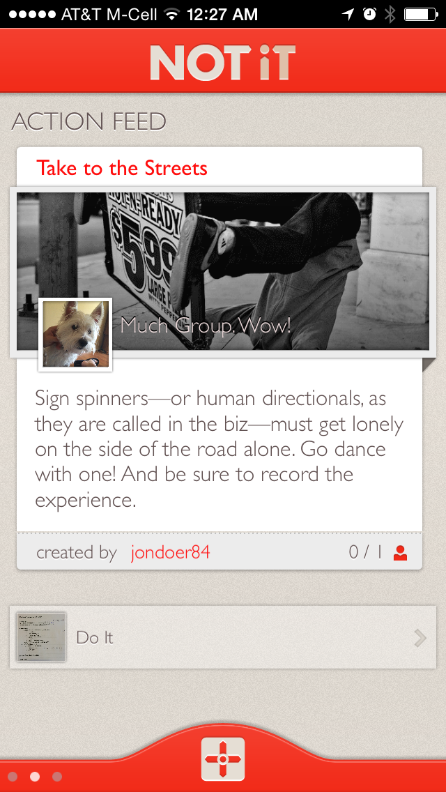Not iT: Gamify Life app screenshot